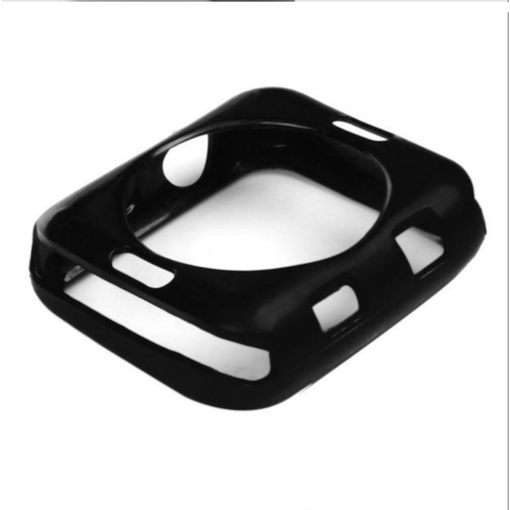 New Unisex Black Glossy Apple Watch Bumper Case for 40mm - Picture 2 of 9